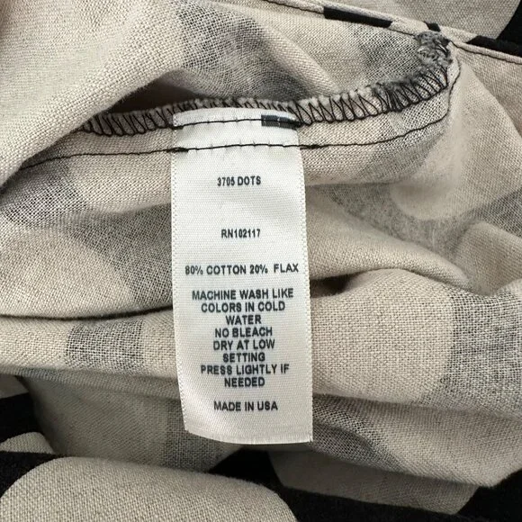 Eleven Stitch Design Pullover Bubble Short Dress Sleeveless Flax Blend Beige Pol - Picture 11 of 12